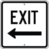 EXIT LEFT ARROW