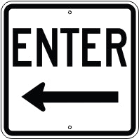 ENTER LEFT ARROW