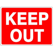KEEP OUT - KEEP OUT, 14X20, Adhesive Vinyl