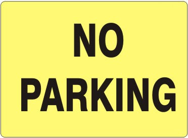 NO PARKING