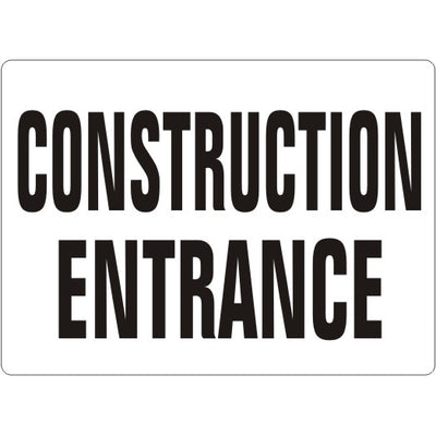 CONSTRUCTION ENTRANCE - CONSTRUCTION ENTRANCE, 14X20, Adhesive Vinyl