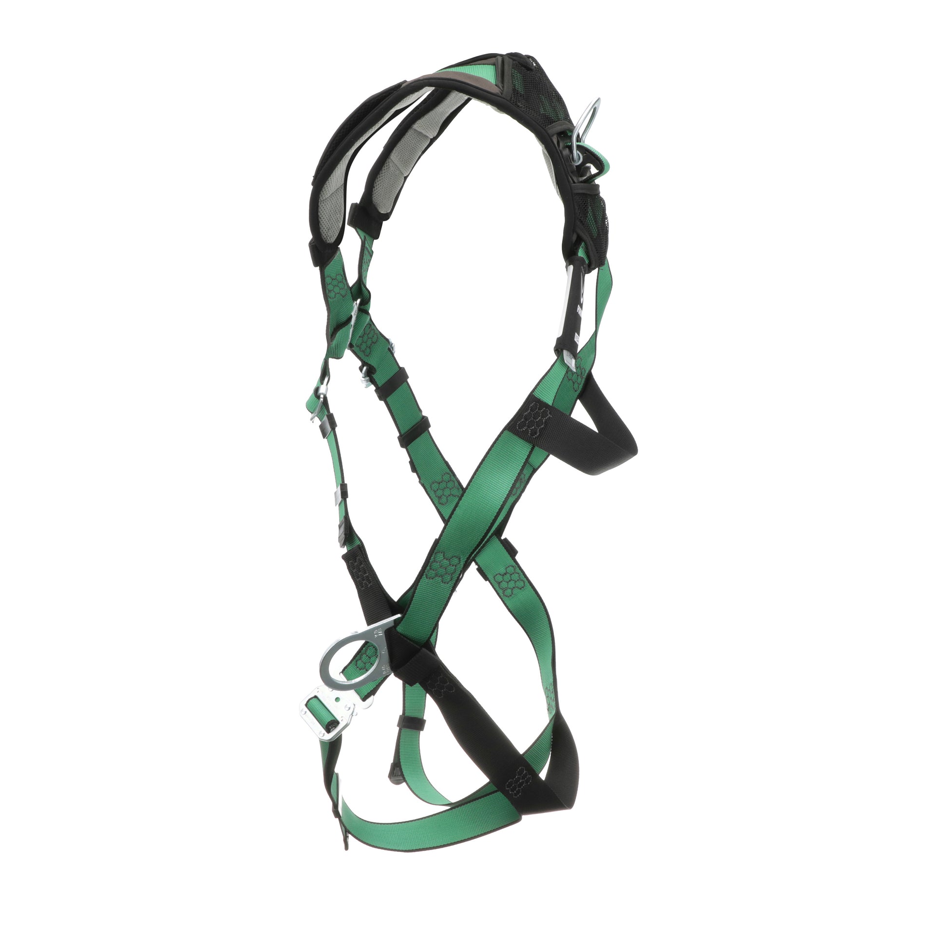 MSA V-FORM+ Harness w/Back & Side D-Rings - Quick Connect Leg Straps - Extra Large - 10206106