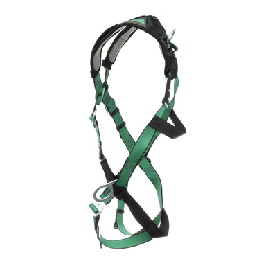 MSA V-FORM+ Harness w/Back & Side D-Rings - Quick Connect Leg Straps - Extra Large - 10206106