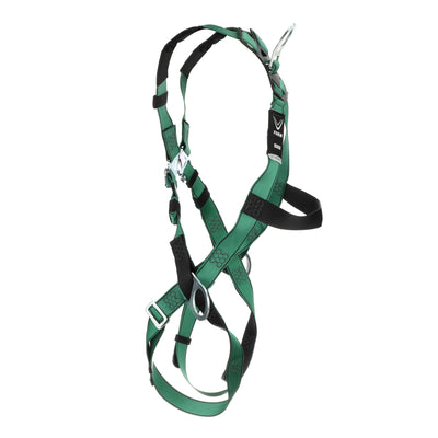 MSA V-FORM Harness w/Back & Side D-Rings - Qwik-Fit Leg Straps - Extra Large - 10197231