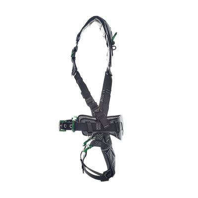 MSA V-FLEX Construction Harness w/Back, Front & Side D-Rings - Quick Connect Leg Straps - Super Extra Large - 10211345