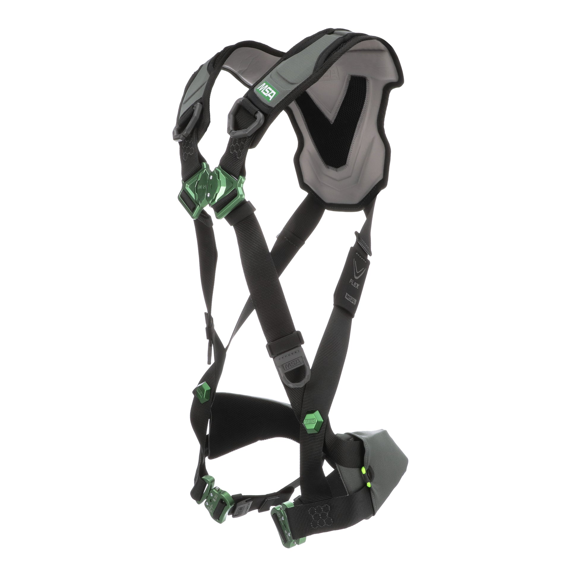 MSA V-FLEX Harness w/Back D-Ring - Quick Connect Leg Straps - Standard - 10239740