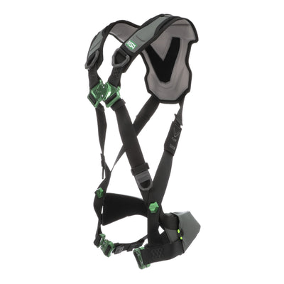 MSA V-FLEX Harness w/Back D-Ring - Quick Connect Leg Straps - Standard - 10239740