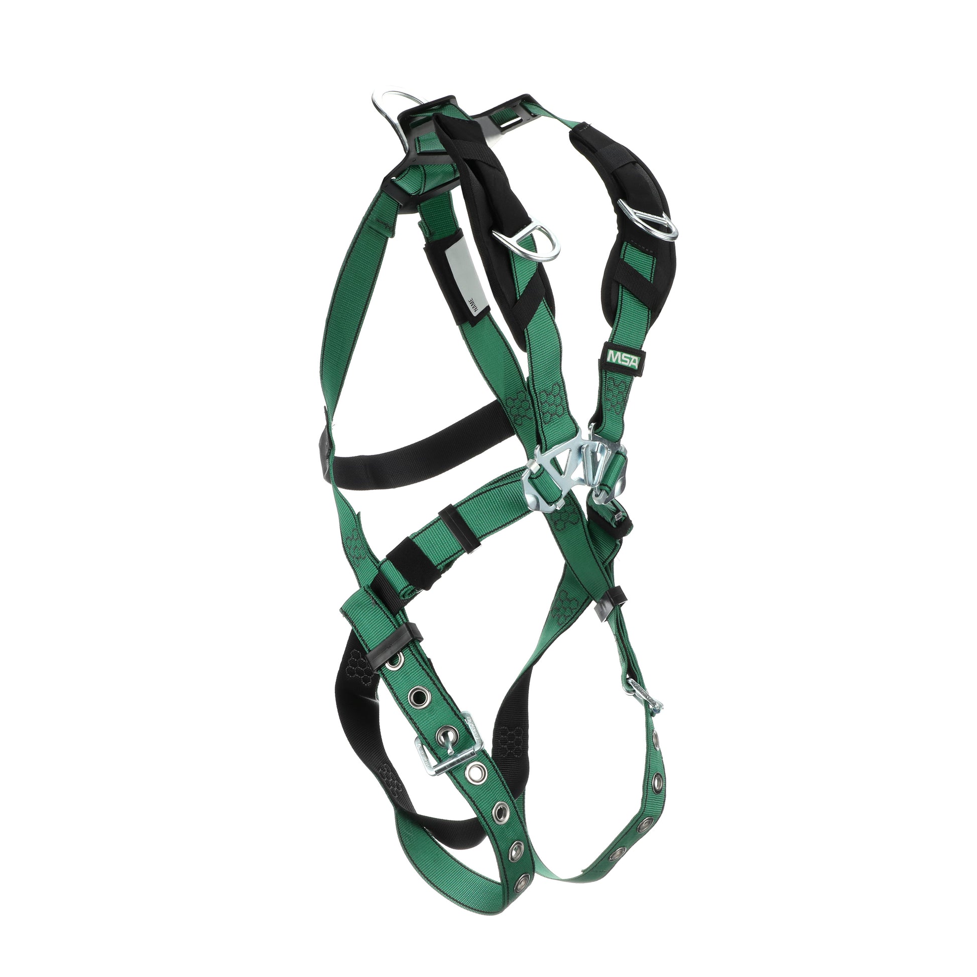 MSA V-FORM Harness w/Back & Shoulder D-Rings - Tongue Buckle Leg Straps - Extra Small - 10197218