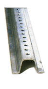 HEAVY GAUGE GALVANIZED U-CHANNEL POST