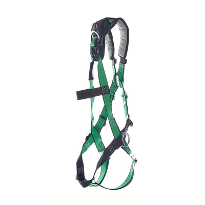 MSA V-FORM+ Harness w/Back, Front & Side D-Rings - Quick Connect Leg Straps - Super Extra Large - 10206147