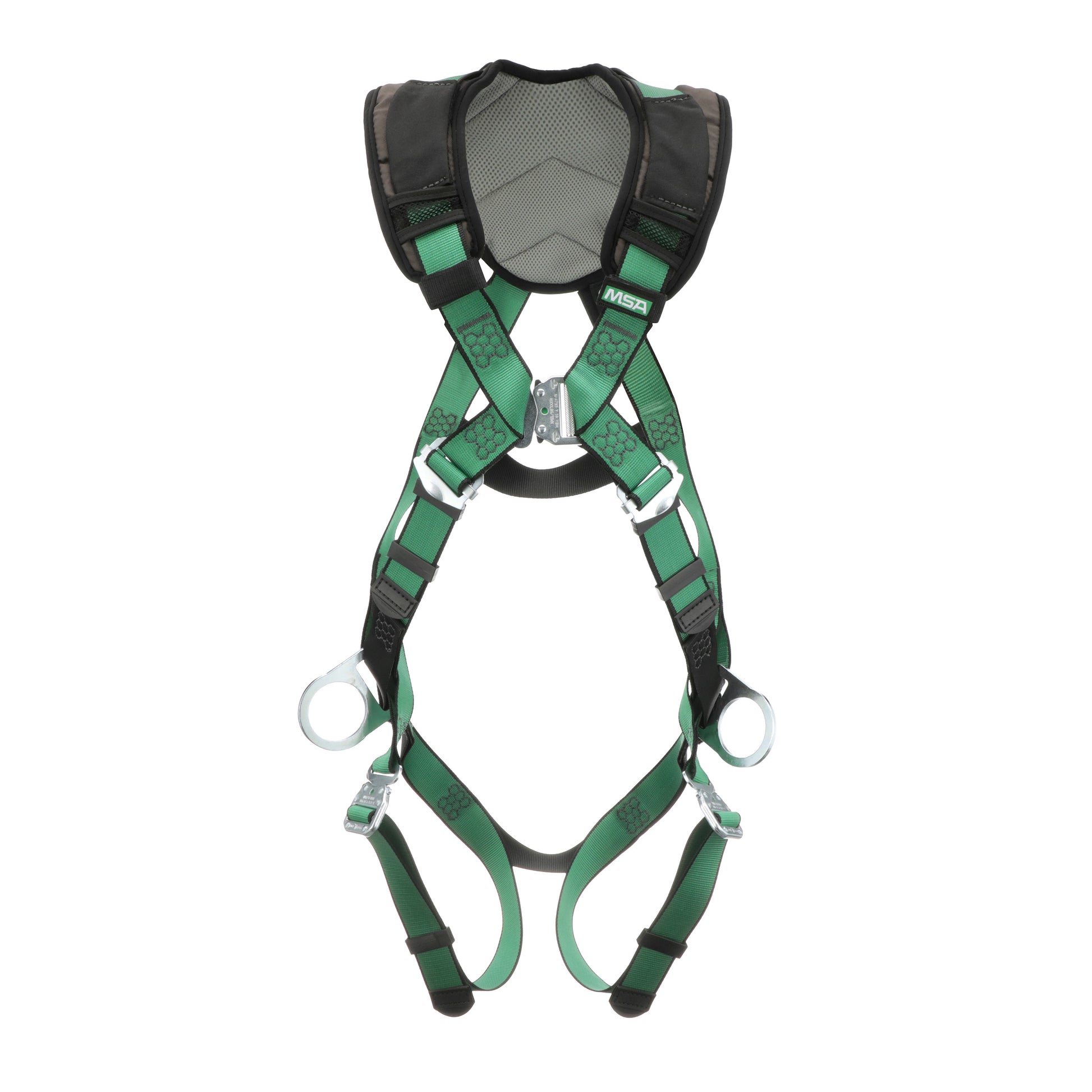 MSA V-FORM+ Harness w/Back & Side D-Rings - Quick Connect Leg Straps - Standard - 10206105