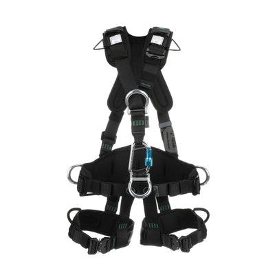 MSA Gravity Suspension Harness w/Back, Front, Belly, & Side D-Rings - Lumbar, Shoulder & Leg Padding - Large - 10150458