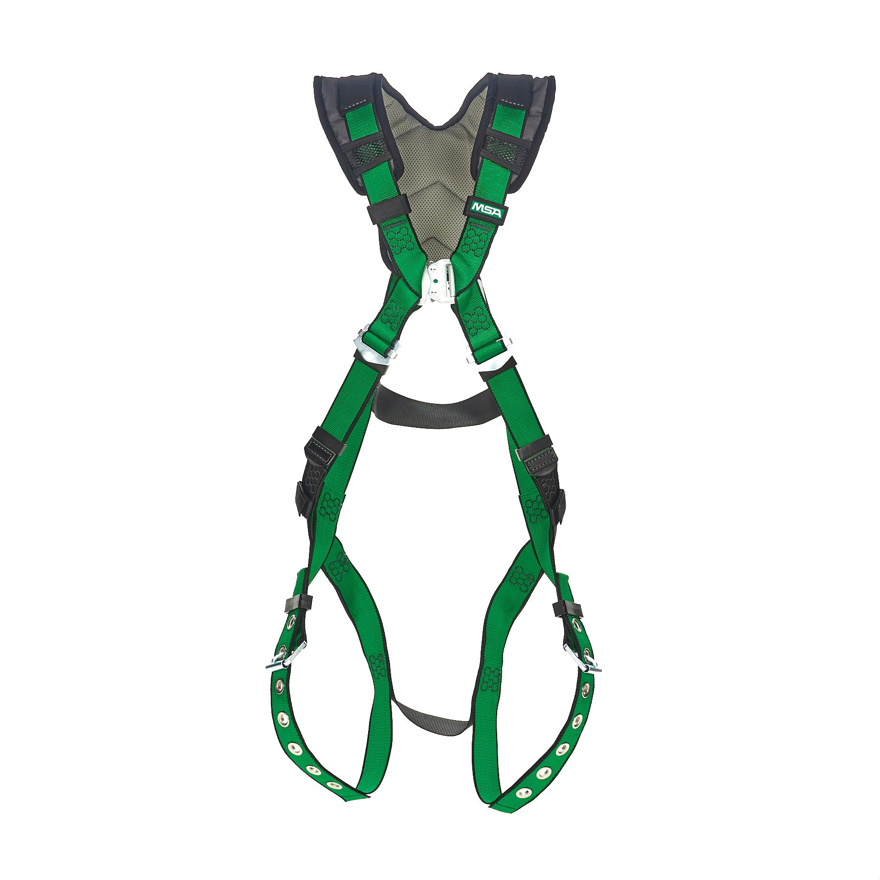 MSA V-FORM+ Harness w/Back D-Ring - Tongue Buckle Leg Straps - Extra Small - 10206085