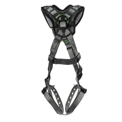 MSA V-FIT Harness w/Back D-Ring - Tongue Buckle Leg Straps - Shoulder Padding - Extra Large - 10194890
