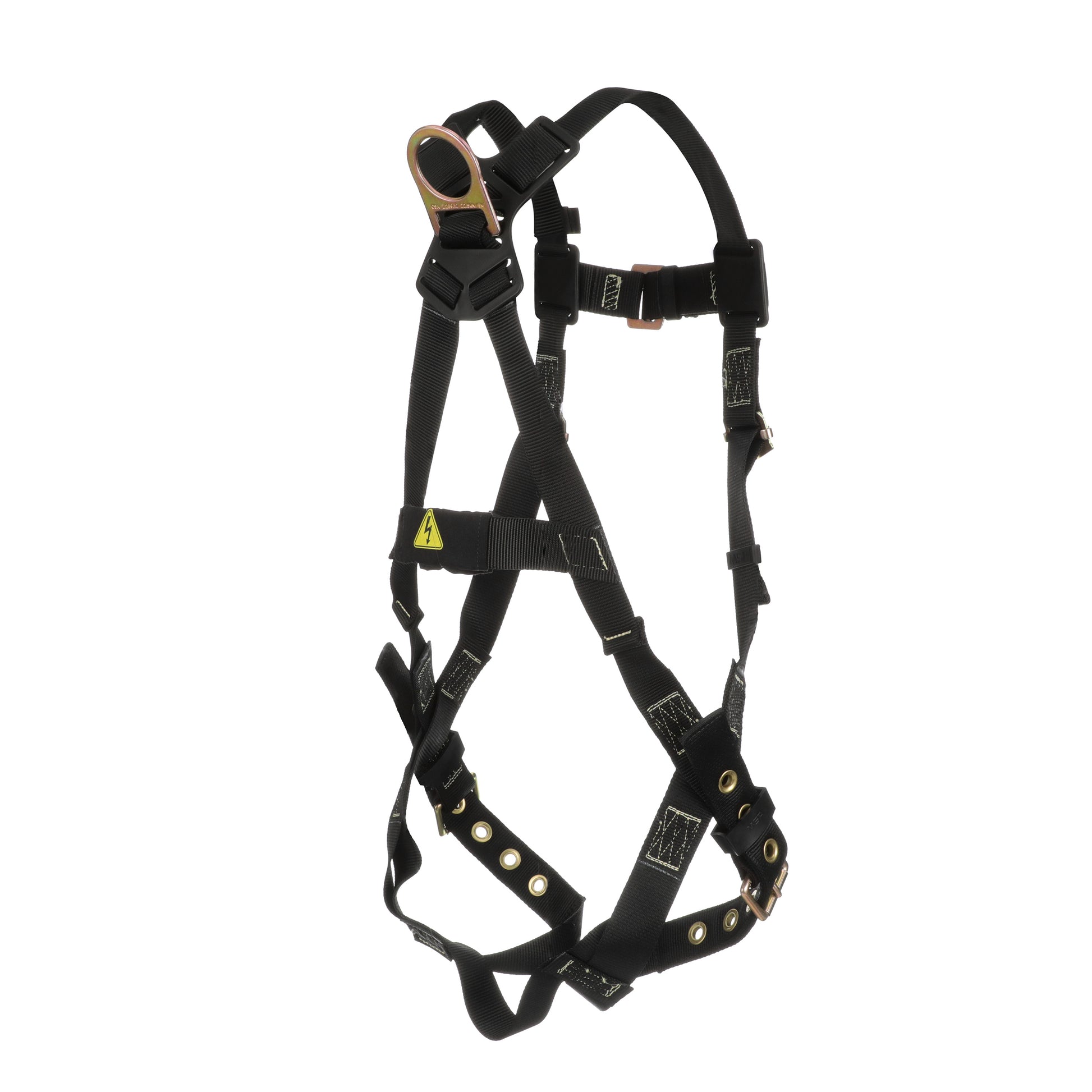 MSA Workman Arc Flash Vest-Style Harness w/Back D-Ring - Qwik-Fit leg straps - Standard (STD) - 10152652