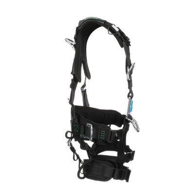 MSA Gravity Suspension Harness w/Back, Front, Belly, & Side D-Rings - Lumbar, Shoulder & Leg Padding - Medium - 10150457