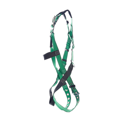 MSA V-FORM Harness w/Back & Front D-Rings - Tongue Buckle Leg Straps Quick Connect Chest Buckle - Super Extra Large - 10206068