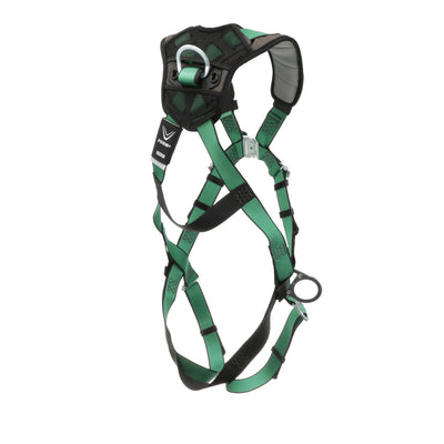 MSA V-FORM+ Harness w/Back & Side D-Rings - Quick Connect Leg Straps - Extra Small - 10206104