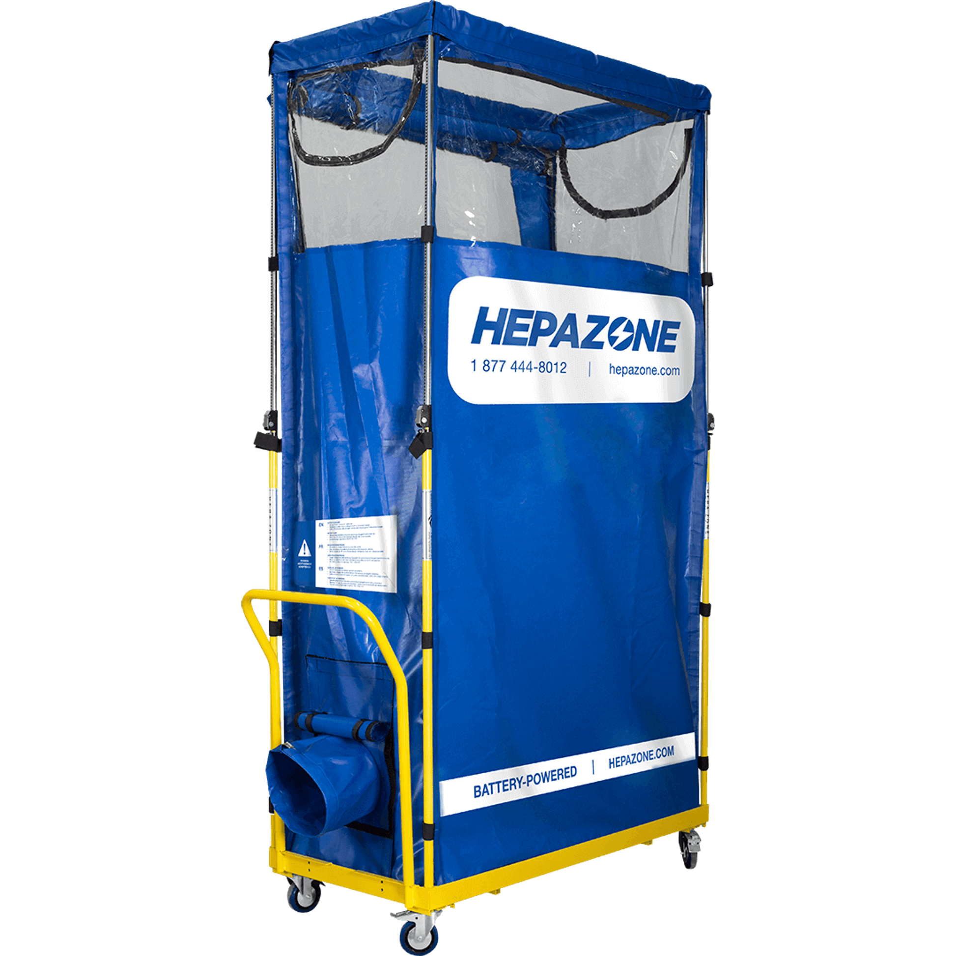 Qualitair HepaZone Soft Wall (No Fan/Air Scrubber) - HZ-01NF