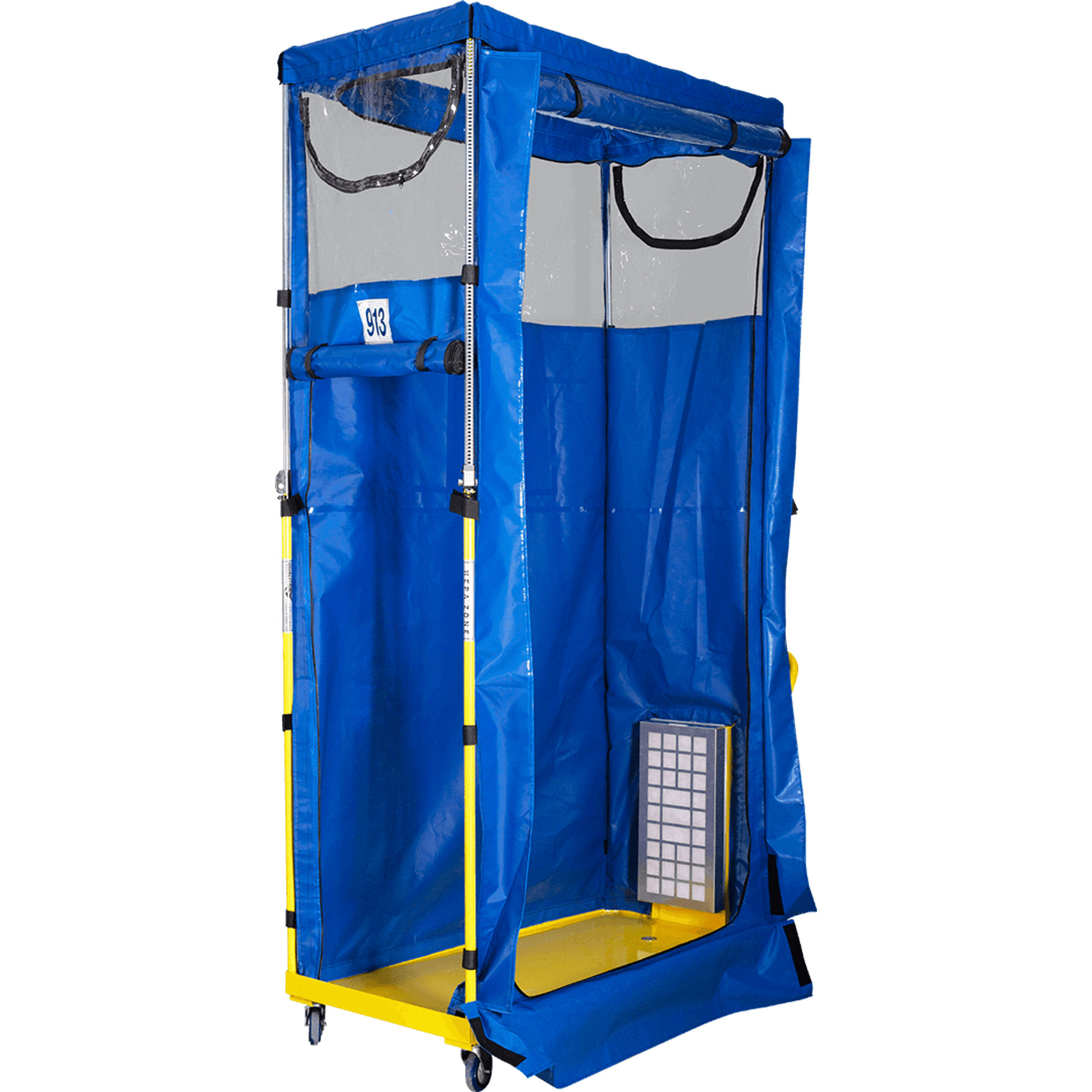 Qualitair HEPAZONE-S Battery Powered Soft Walled Work Enclosure - HZ-01