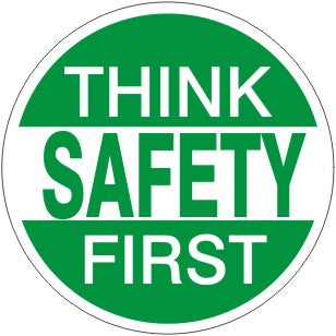 THINK SAFETY FIRST WHT/GRN - HELMET / HARD HAT MARKERS