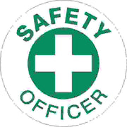 SAFETY OFFICER CROSS PICTO - HELMET / HARD HAT MARKERS - SAFETY OFFICER CROSS PICTO - HELMET / HARD HAT MARKERS, 2x2, Reflective Adhesive Vinyl