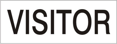 VISITOR - HELMET / HARD HAT MARKERS