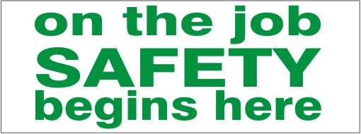 on the job SAFETY begins here - REFLECTIVE HELMET / HARD HAT MARKERS - on the job SAFETY begins here - REFLECTIVE HELMET / HARD HAT MARKERS, 1x2, Reflective Adhesive Vinyl