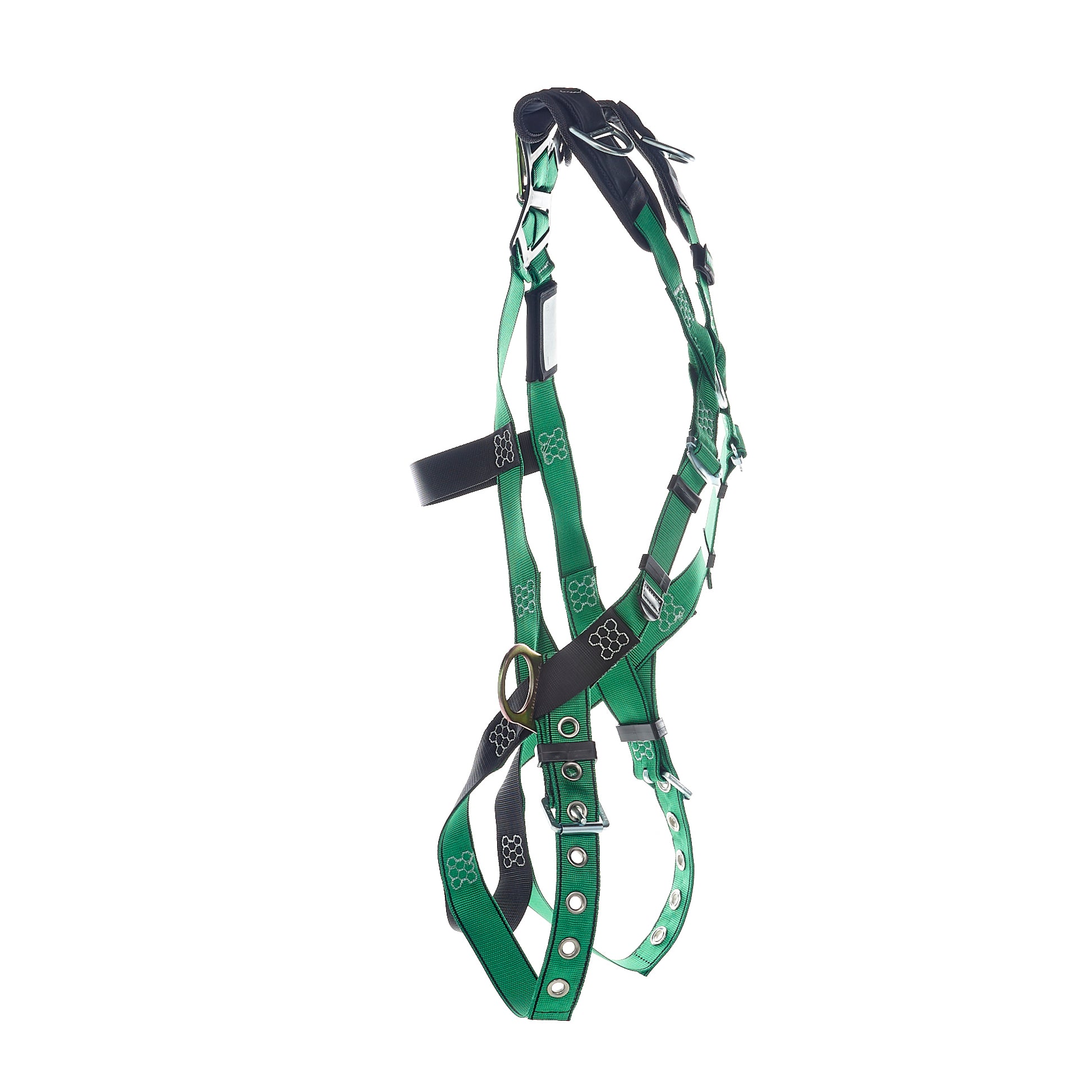MSA V-FORM Harness w/Back, Front, Side & Shoulder D-Rings - Tongue Buckle Leg Straps Quick Connect Chest Buckle - Standard - 10206074