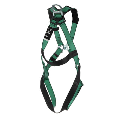 MSA V-FORM Harness w/Back D-Ring - Qwik-Fit Leg Straps - Extra Small - 10197195