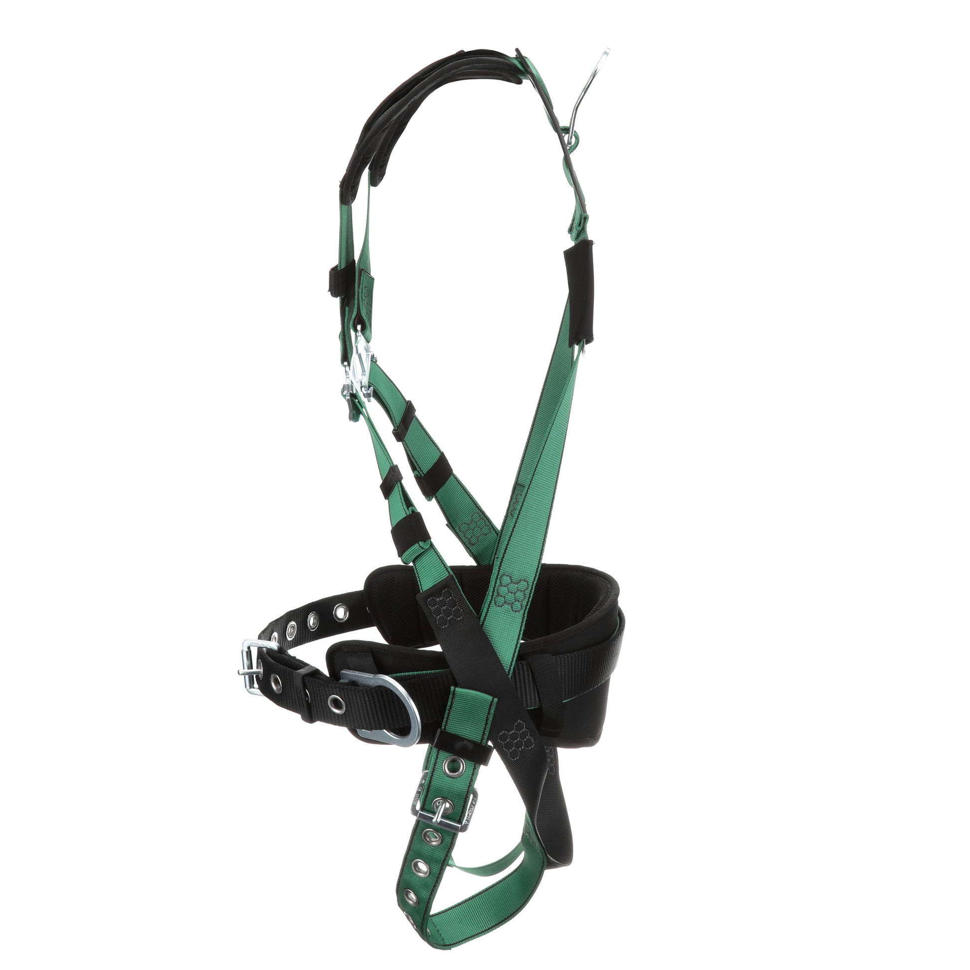MSA V-FORM Construction Harness w/Back & Side D-Rings - Tongue Buckle Leg Straps - Shoulder Padding - Extra Small - 10197363
