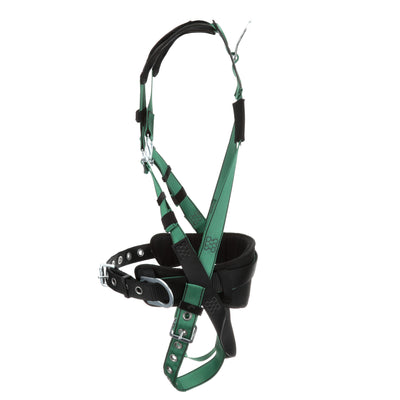 MSA V-FORM Construction Harness w/Back & Side D-Rings - Tongue Buckle Leg Straps - Shoulder Padding - Extra Small - 10197363