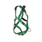 MSA V-FORM Harness w/Back & Side D-Rings - Tongue Buckle Leg Straps Quick Connect Chest Buckle - Standard - 10206062