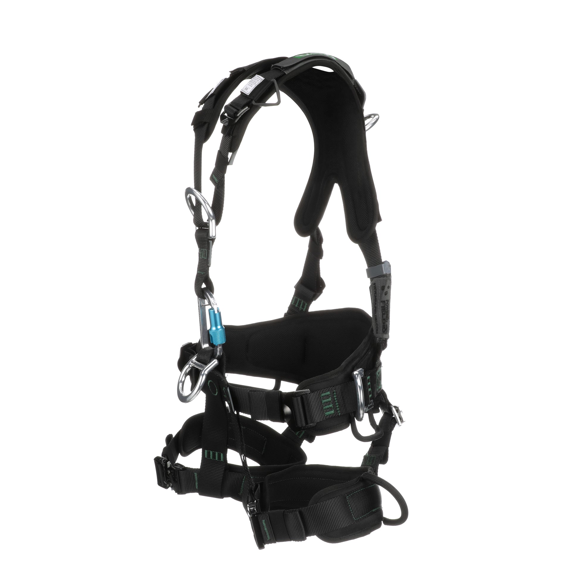 MSA Gravity Suspension Harness w/Back, Front, Belly, & Side D-Rings - Lumbar, Shoulder & Leg Padding - Large - 10150458