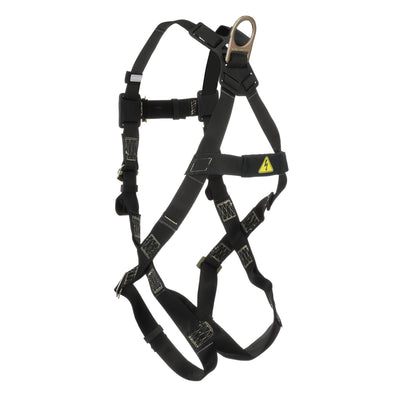 MSA Workman Arc Flash Vest-Style Harness w/Back D-Ring - Tongue Buckle leg straps - Standard (STD) - 10152637
