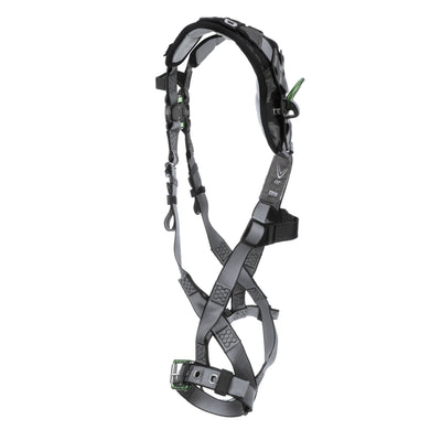 MSA V-FIT Harness w/Back D-Ring - Tongue Buckle Leg Straps - Shoulder & Leg Padding - Extra Small - 10194976