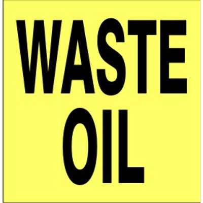 WASTE OIL - WASTE OIL, 6x6, Adhesive Vinyl