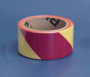 STRIPED HAZARD WARNING TAPE
