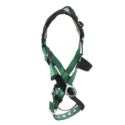 MSA V-FORM+ Harness w/Back & Side D-Rings - Tongue Buckle Leg Straps - Super Extra Large - 10206091