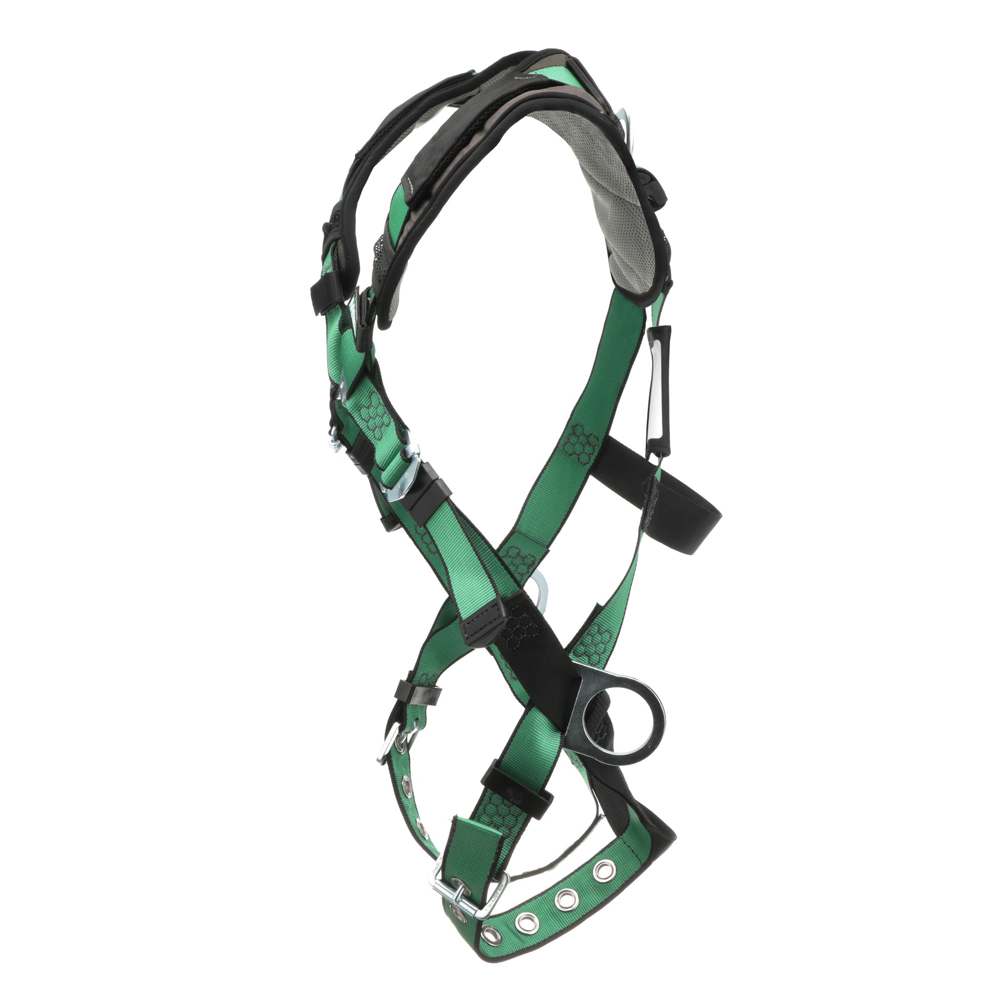 MSA V-FORM+ Harness w/Back & Side D-Rings - Tongue Buckle Leg Straps - Super Extra Large - 10206091