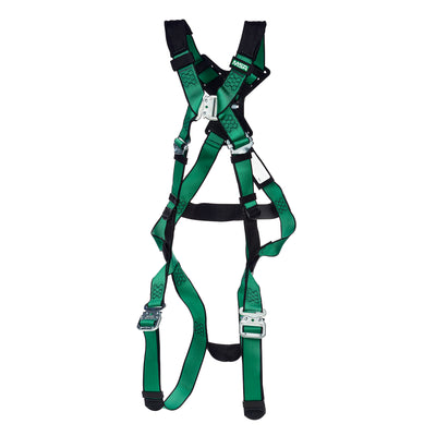 MSA V-FORM+ Harness w/Back D-Ring - Quick Connect Leg Straps - Standard - 10206133