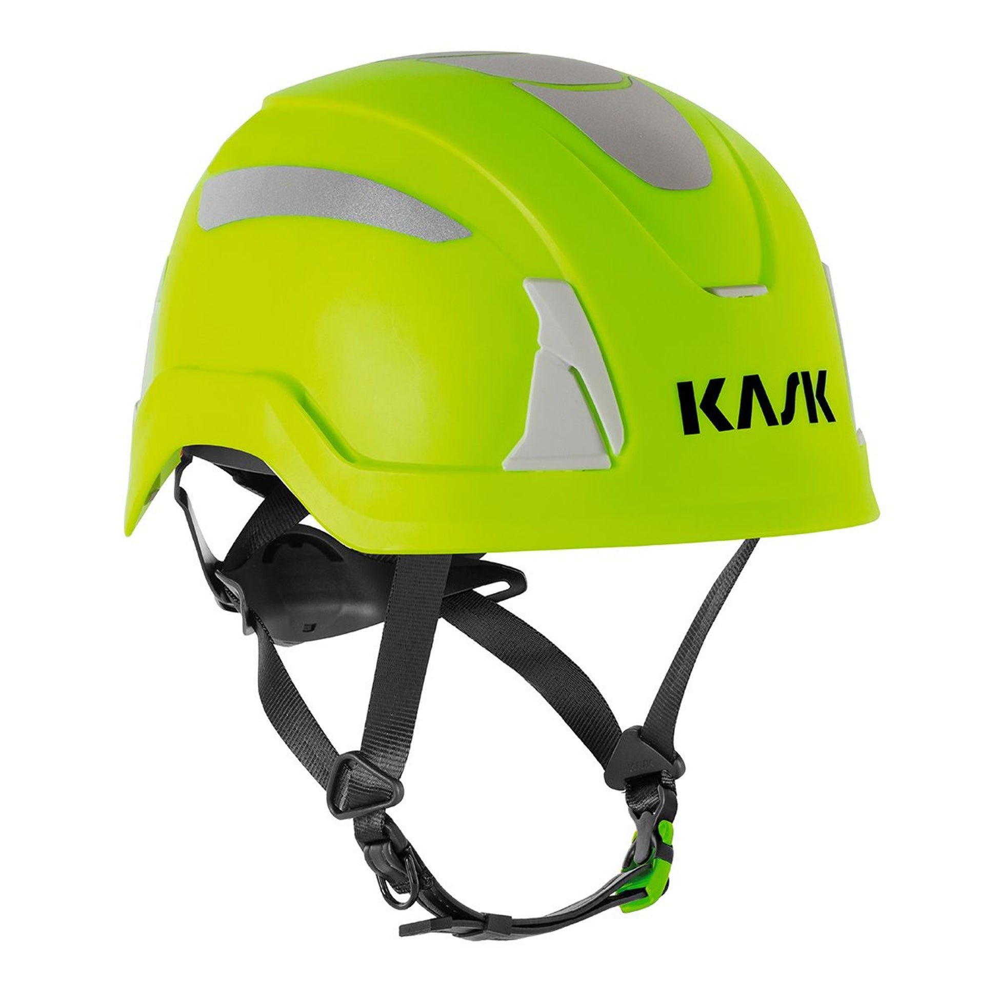 Kask Primero Hi Viz Type I  Class E Non-Vented Yellow Flourescent Safety Helmet - WHE00118-221