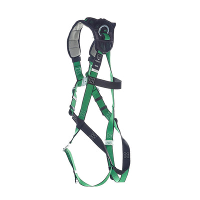 MSA V-FORM+ Harness w/Back, Front & Side D-Rings - Tongue Buckle Leg Straps - Standard - 10206137