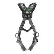 MSA V-FIT Harness w/Back, Front & Side D-Rings - Quick-Connect Leg Straps - Shoulder Padding - Extra Large - 10194865