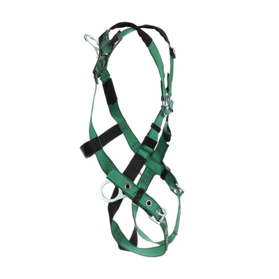 MSA V-FORM Harness w/Back & Side D-Rings - Tongue Buckle Leg Straps - Extra Large - 10197216