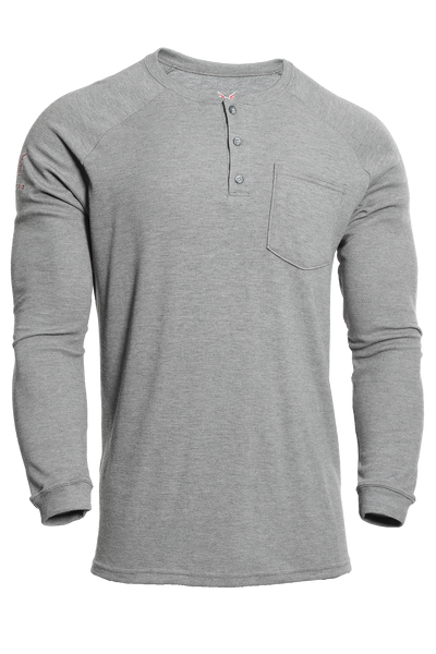 DRIFIRE Helix FR Long Sleeve Henley - TEE-HX -HN