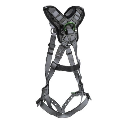 MSA V-FIT Harness w/Back D-Ring - Tongue Buckle Leg Straps - Shoulder & Leg Padding - Extra Small - 10194976