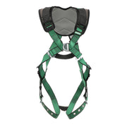 MSA V-FORM+ Harness w/Back & Front D-Rings - Tongue Buckle Leg Straps - Extra Small - 10206092