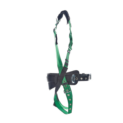 MSA V-FORM Construction Harness w/Back & Side D-Rings - Tongue Buckle Leg Straps Quick Connect Chest Buckle - Shoulder Padding - Standard - 10207734
