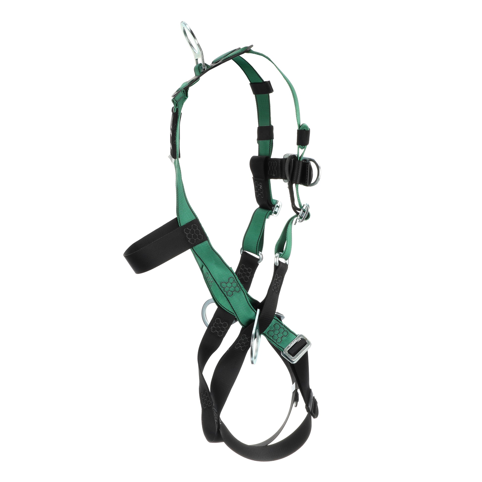 MSA V-FORM Harness w/Back, Front & Side D-Rings - Qwik-Fit Leg Straps - Super Extra Large - 10197438